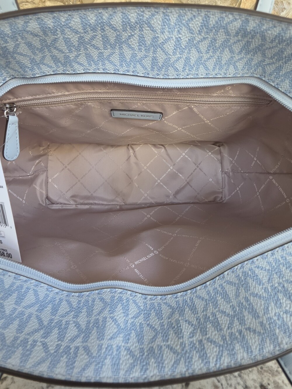 Michael Kors Arden Large Blue Tote - Picture 5 of 9